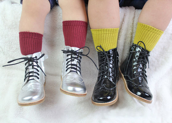 Кожаные шнурки для детей-малышей Обувь против скольжения водонепроницаемая EU 23 - 30