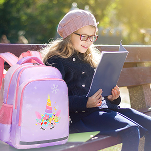  girls backpack girls bookbag unicorn school bag for girls real littles backpacks preschool backpack